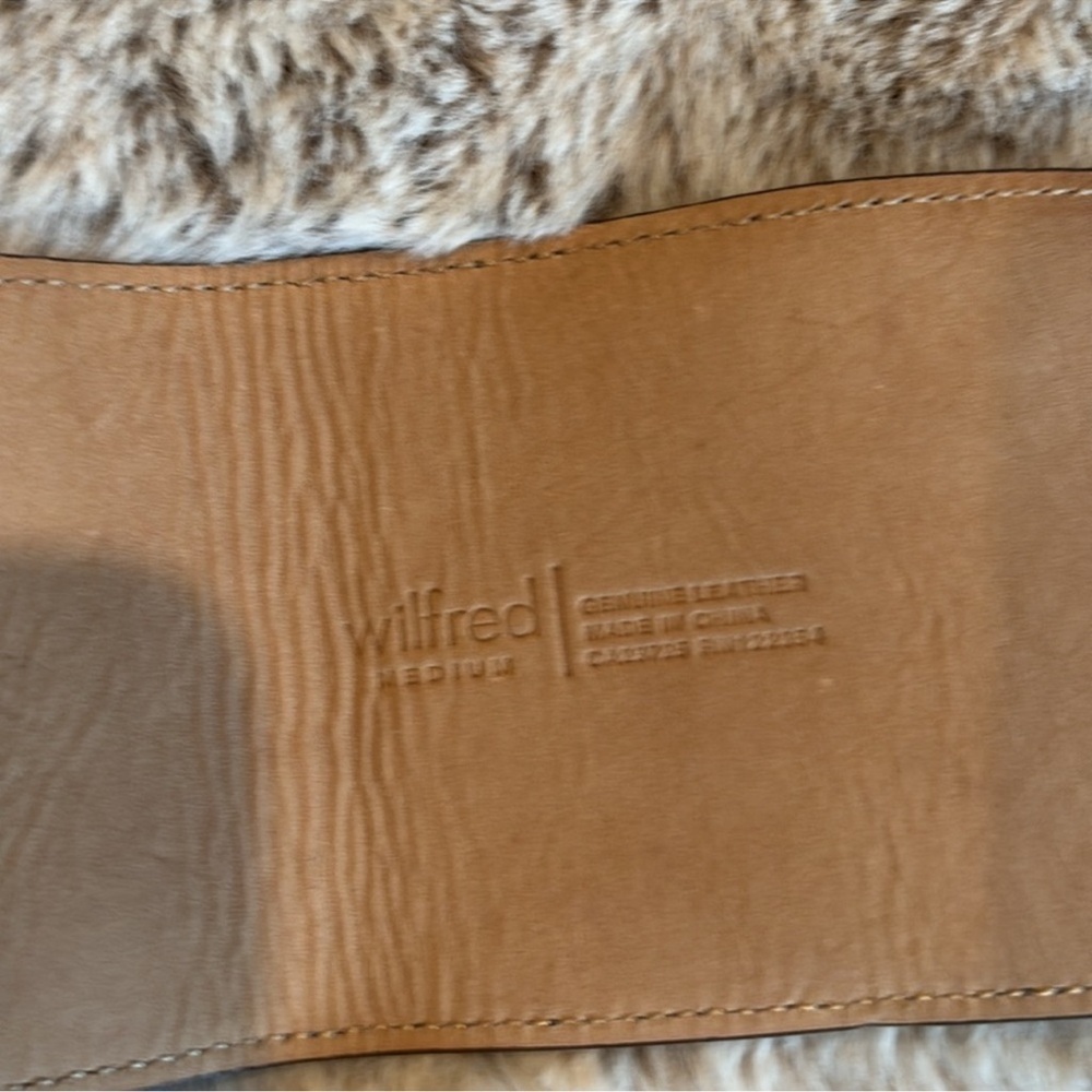 Wilfred Genuine Leather Corset Belt Grey Medium - Picture 3 of 4